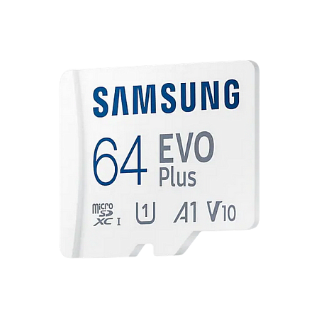 Карта памяти Samsung EVO Plus MicroSD, 64Гб (MB-MC64KA/EU)