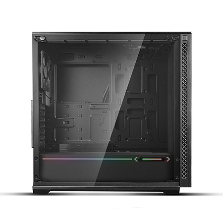 Case ATX Deepcool MATREXX 70 ADD-RGB 3F, w/o PSU, 4x 120mm fans (3x RGB+1x Black), TG, USB3.0, Black