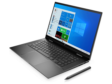 Ноутбук 15,6" HP ENVY x360 15-eu0009ur, Nightfall Black, AMD Ryzen 7 5700U, 16Гб/512Гб, Windows 10 Home