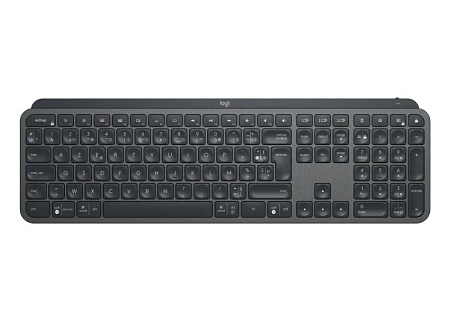 Клавиатура Logitech MX Keys Plus, Беспроводное, Чёрный