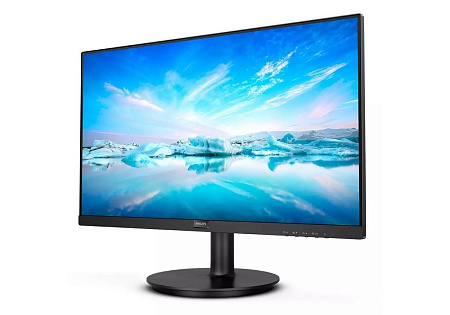 21.5" PHILIPS 221V8LD, Black, VA, 1920x1080, 75Hz, AdaptiveSync,4ms,250cd,MegaDCR,D-Sub+HDMI+DVI-D