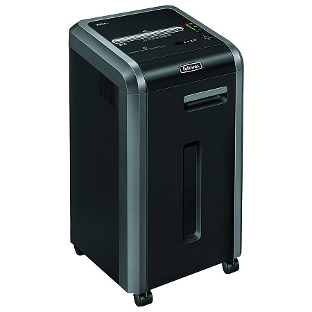 Fellowes  Powershred® 225Ci, DIN Level P-4, Cross4х38mm, Capacit.22sheets, Vol.60L. Paper Clips, DVD