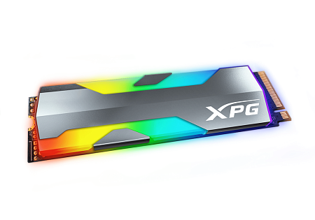 .M.2 NVMe SSD   500GB ADATA XPG Spectrix S20 RGB [PCIe3.0x4, R/W:2500/1800MB/s, 160K/170K IOPS, 300T