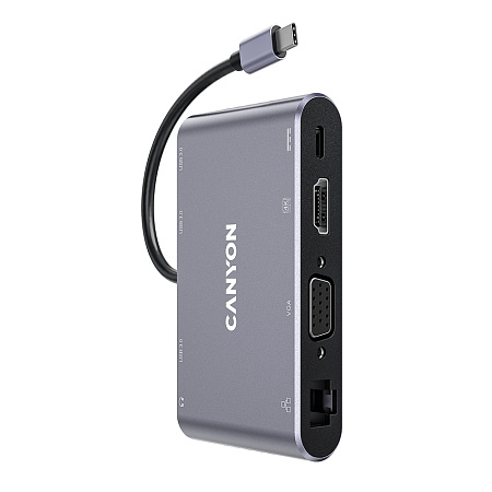 USB-концентратор Canyon DS-14, Серый