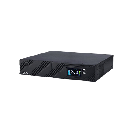 UPS PowerCom SPR-3000,3000VA/2400W,Tower/Rack2U,Smart Line Int.,Sinewave,LCD,AVR,USB,8xIEC C13+1xC19