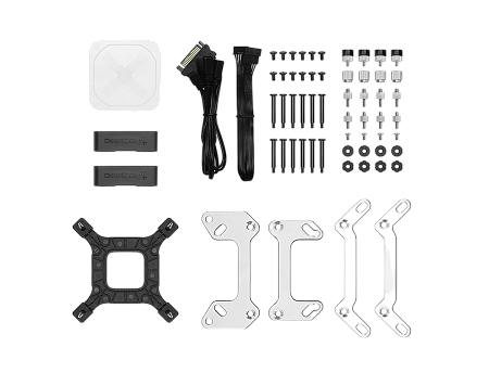 AIO Liquid Cooling Deepcool "LS720" (<32.9dBA, 85.85CFM, 3x120mm, ARGB LED, 1607g.)