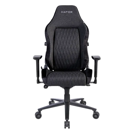 Игровое кресло HATOR Ironsky Fabric, Ткань, Искусственная кожа, Чёрный
