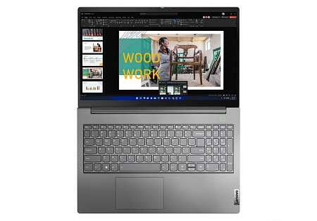 Ноутбук для бизнеса 15,6" Lenovo ThinkBook 15 G4 IAP, Mineral Grey, Intel Core i7-1255U, 16Гб/512Гб, Без ОС