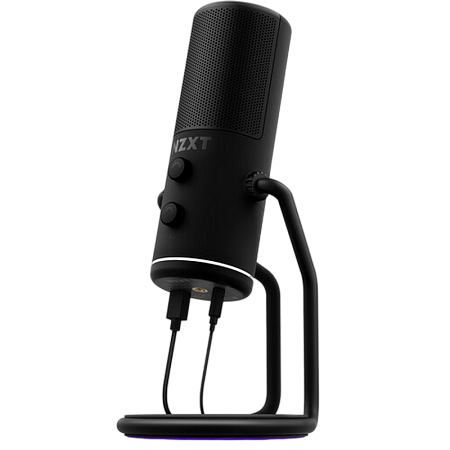 Microphones NZXT Capsule Mini, Cardioid, 24-bit/48kHz, 100Hz-10kHz, 110dB, USB-C, Black