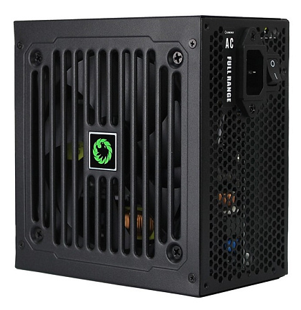 Power Supply ATX 600W GAMEMAX GE-600, 80+, 120mm, Active PFC, Temperature control fan, Black