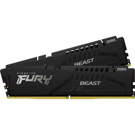 .64GB DDR5-5200MHz  Kingston FURY Beast (Kit of 2x32GB) (KF552C40BBK2-64), CL40-40-40, 1.25V, Intel 