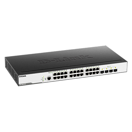 24-port 10/100/1000BASE-T, 4x10GBase-X SFP+ D-Link DGS-3000-28X/B1A