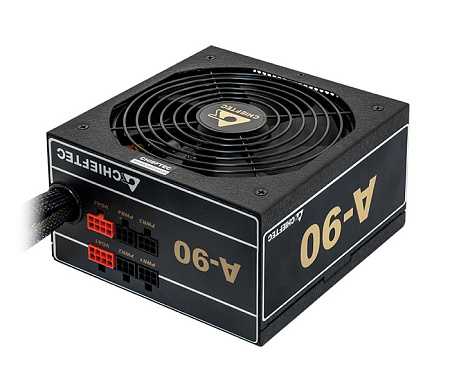 Power Supply ATX 650W Chieftec A-90 GDP-650C, 90+, 140mm, Active PFC, Semi-modular, Black