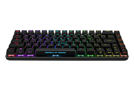 Gaming Keyboard Asus ROG Falchion Ace, Mechanical, 65% layout, ROG NX Red, PBT, RGB, Macro Keys, USB
