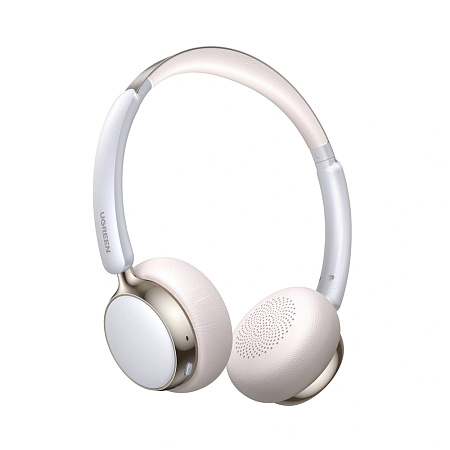 UGREEN Wireless Headphones Studio Plus Hybrid ANC | HP207, Silver-White