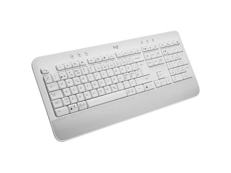 Wireless Keyboard Logitech K650, Media controls, F-keys, Spill-resistant, Palm rest, 2xAA, 2.4Ghz+BT