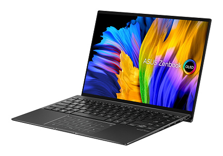 Ноутбук 14" ASUS Zenbook 14X OLED UM5401QA, Jade Black, AMD Ryzen 5 5600H, 8Гб/512Гб, Без ОС