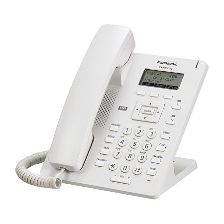 Panasonic KX-HDV100RU, White, SIP phone