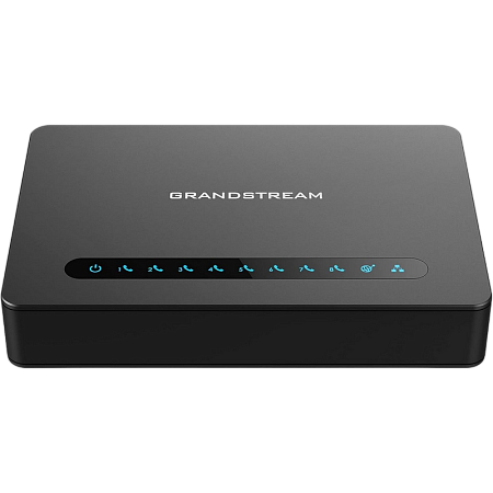 Grandstream HT818 analog-to-VoIP converter, 8xFXS Ports, Gigabit NAT Router