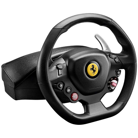 Wheel Thrustmaster T80 Ferrari 488 GTB Edition,11", 240 degree, 11 buttons, D-pad, 2-pedal pedal set