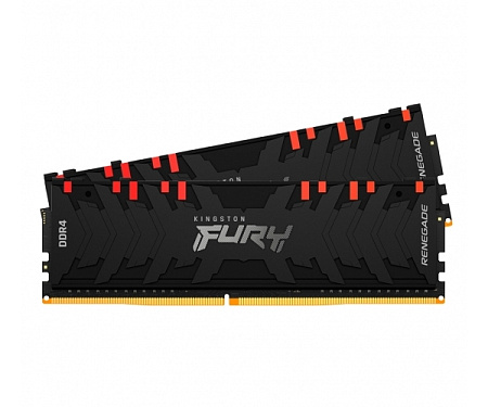32GB DDR4-3200MHz Kingston FURY Renegade RGB (Kit of 2x16GB) (KF432C16RB1AK2/32), CL16-18-18, 1.35V