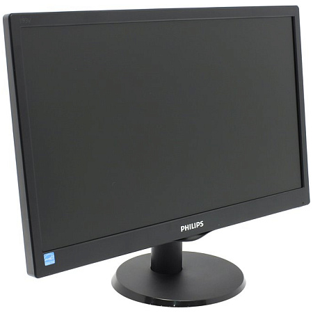 18.5" PHILIPS "193V5LSB2", Black (1366x768, 200cd, 5ms, LED10M:1, D-Sub)