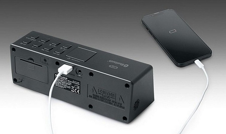 MUSE M-173 CMT, Tuner FM, Clocks: Double Alarme, NFC, Black