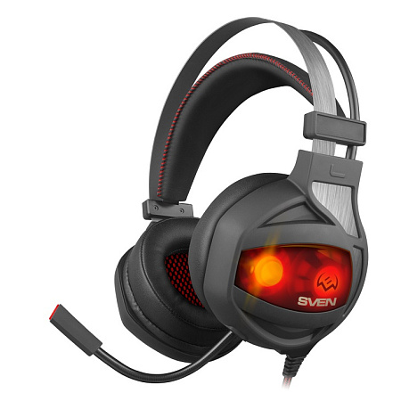 Gaming Headset SVEN AP-U996MV, 40mm & 30mm drivers, 20-20kHz, 32 Ohm, 123dB, 400g, In-Line Controls,