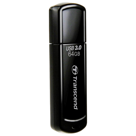 USB Flash накопитель Transcend JetFlash 700, 64Гб, Чёрный