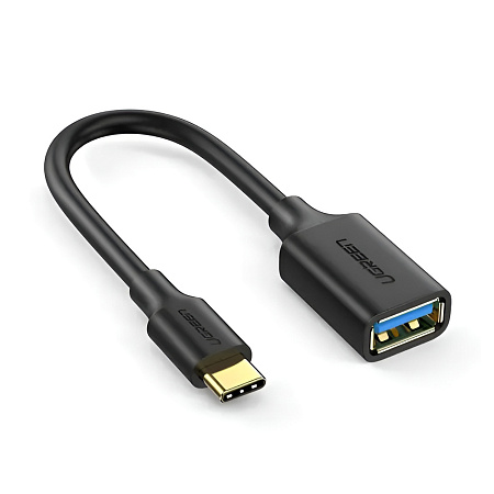 UGREEN Adapter Cable USB-C 3.0 Male to USB-A 3.0 Female, 0.15m | US154, Black