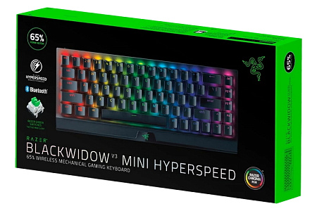 Gaming Wireless Keyboard Razer BlackWidow V3 Mini, Mechanical, 65% Form Factor, Tactile SW, Black Ke