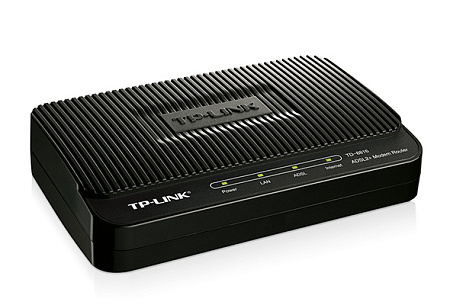 ADSL Router TP-LINK "TD-8816", 1xEthernet port, ADSL/ADSL2/ADSL2+, Splitter, Annex A