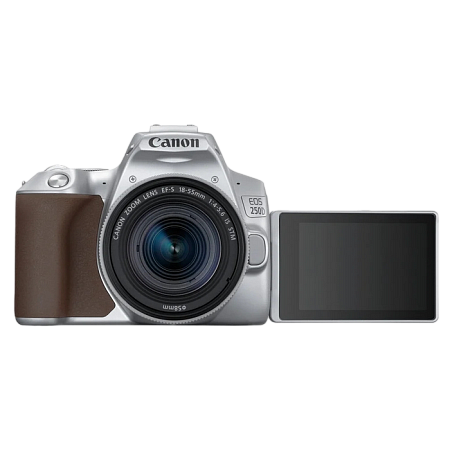 DC Canon EOS 250D & EF-S 18-55mm f/3.5-5.6 IS STM KIT - Silver