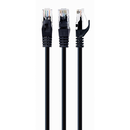 Patch Cord Cat.6U  5m, Black, PP6U-5M/BK, Cablexpert, Stranded Unshielded 