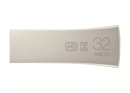 USB Flash накопитель Samsung Bar Plus, 32Гб, Серебристый