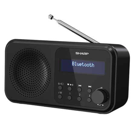 Портативное радио Sharp DR-P420BKV01, Чёрный