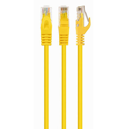 Patch Cord Cat.6U 0.5m, Yellow, PP6U-0.5M/Y, Cablexpert, Stranded Unshielded Patch Cord Cat.6U 0.5m, Yellow, PP6U-0.5M/Y, Cablexpert, Stranded Unshielded