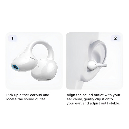 UGREEN TWS Open Ear ClipBuds Pro | WS218, White