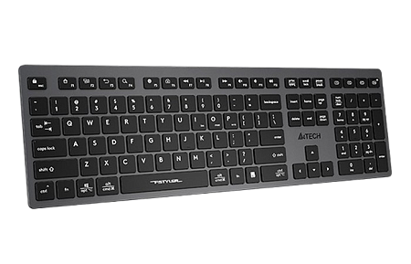 Wireless Keyboard A4Tech FBX50C, Ultra-slim, Scissor Switch, up to 4 Devices, Silk Printing + UV, Ba