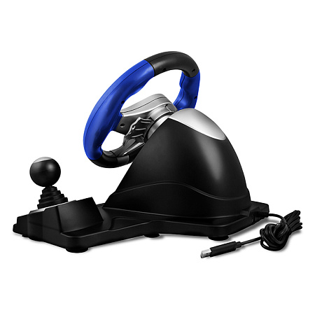 Wheel  SVEN GC-W600, 10", 180 degree, Pedals, Tiptronic, 2-axis, 12 buttons, Dual vibration, USB