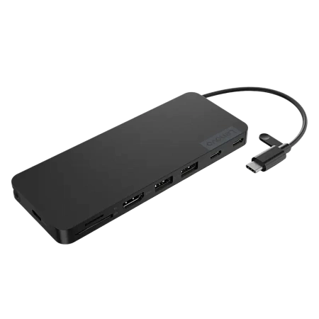 Док-станция Lenovo USB-C Slim Travel Dock, Черный Док-станция Lenovo USB-C Slim Travel Dock, Черный