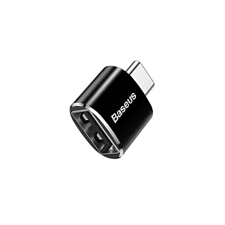 Baseus Adapter Mini USB Female to Type-C Male Converter, Black