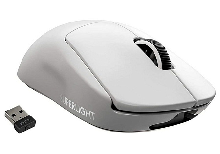 Gaming Wireless Mouse Logitech PRO X Superlight, 25,6k dpi, 5 buttons, 40G, 400IPS, 63g, 1000Hz, 70h
