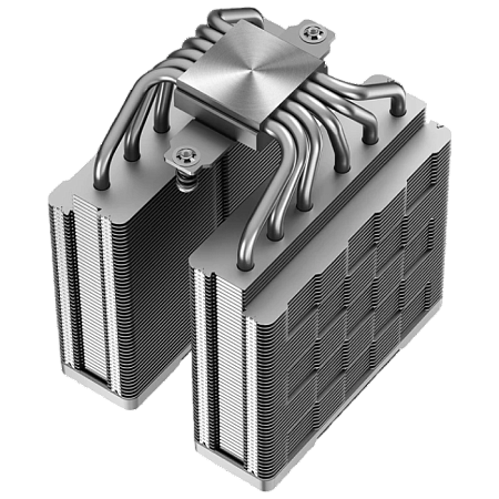 AC Deepcool "AK620" (≤28 dB, 500-1850RPM, 68.99 CFM, 2x120mm, 260W, 6/6mm, 1456g.)