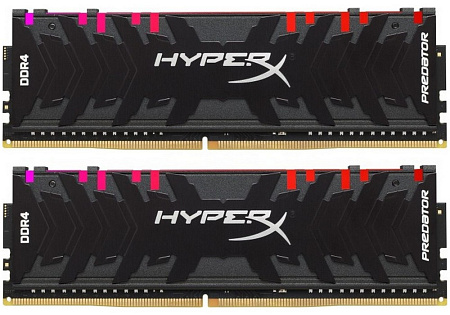 16GB DDR4-4266MHz  Kingston HyperX Predator RGB (Kit of 2x8GB) (HX442C19PB3AK2/16), CL19, 1.4V, Blk
