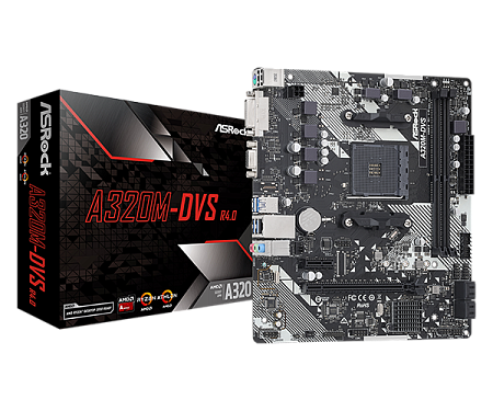 MB AM4 ASRock A320M-DVS R4.0 mATX,процессоры ,оперативная память, ssd, M2, hdd, кейсы
