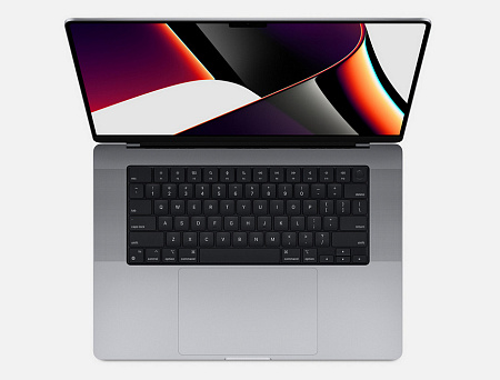 Ноутбук 16,2" Apple MacBook Pro 16 A2485, Космический серый, M1 Pro with 10-core CPU and 16-core GPU, 32Гб/1024Гб, macOS Monterey