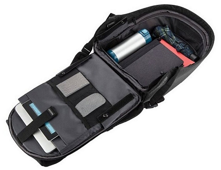 Backpack Bobby Hero Regular, anti-theft, P705.292 for Laptop 15.6" & City Bags, Grey