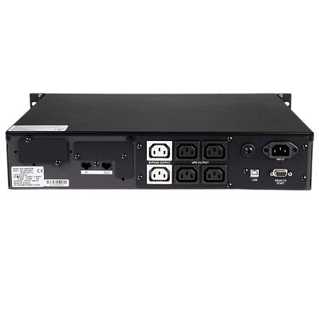 UPS PowerCom KIN-1500AP 1500VA/1200W, Rack 2U, Line Interactive,LCD, AVR, USB, RJ45, 6xIEC C13 