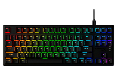 Gaming Keyboard HyperX Alloy Origins Core PBT, Mechanical, TKL, Tactile SW, PBT keycaps, Aluminum, O